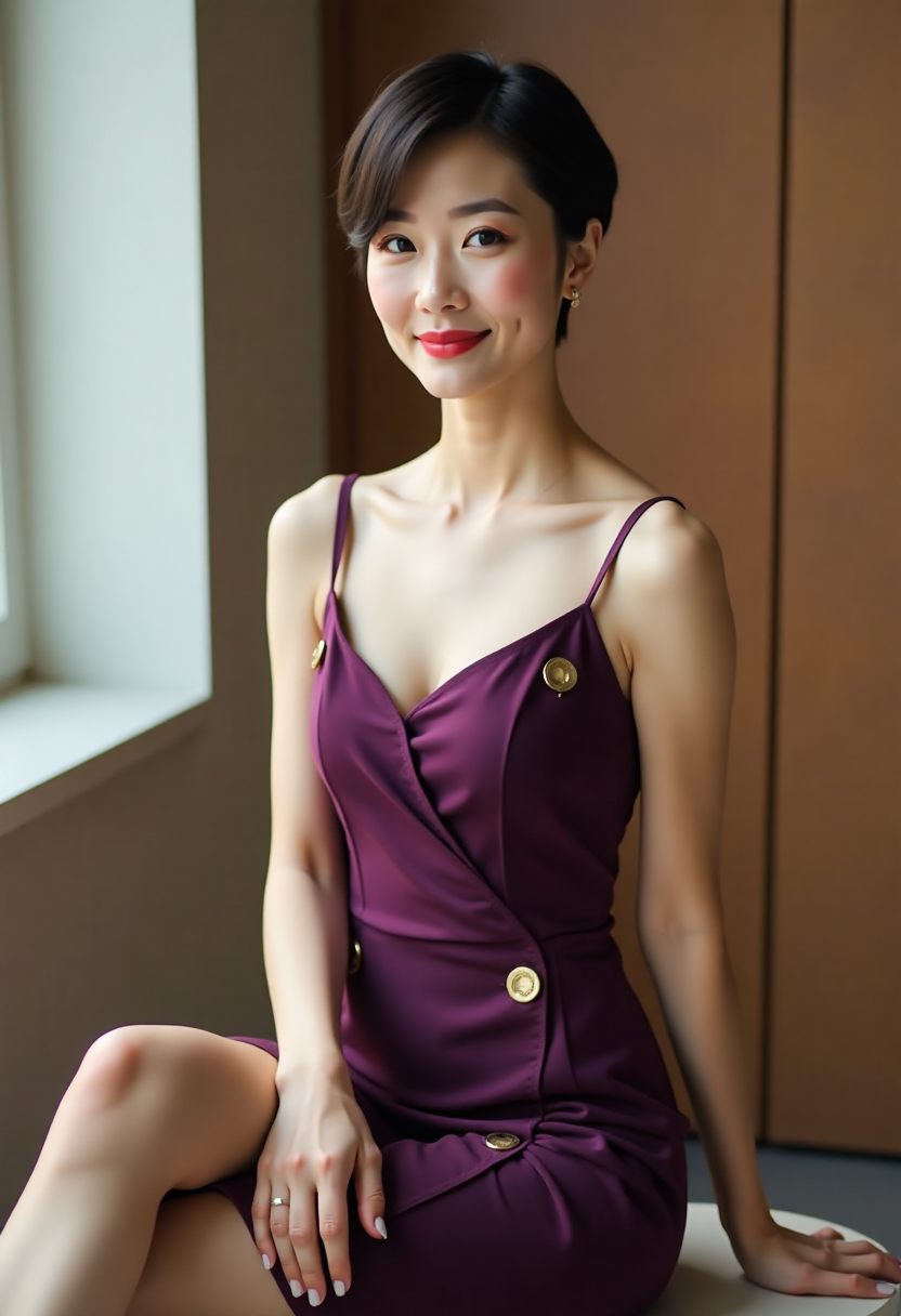 水面与建筑交界处的光影
